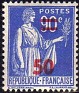 France 1941 Personajes 90 50 ¢ Azul Scott 406. Francia 406. Subida por susofe